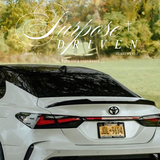 "Purpose Driven" Car Decal