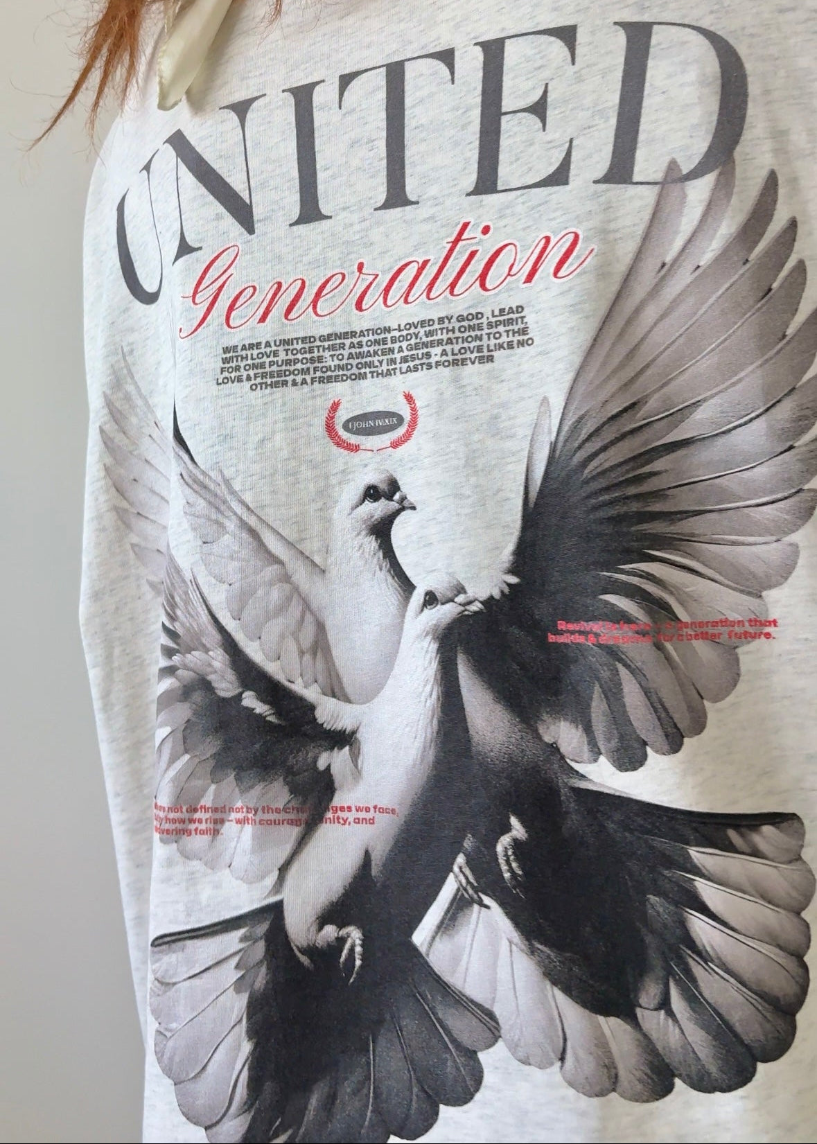 "We are the Generation" Fleece Neck Crew Sweatshirt/ Tee