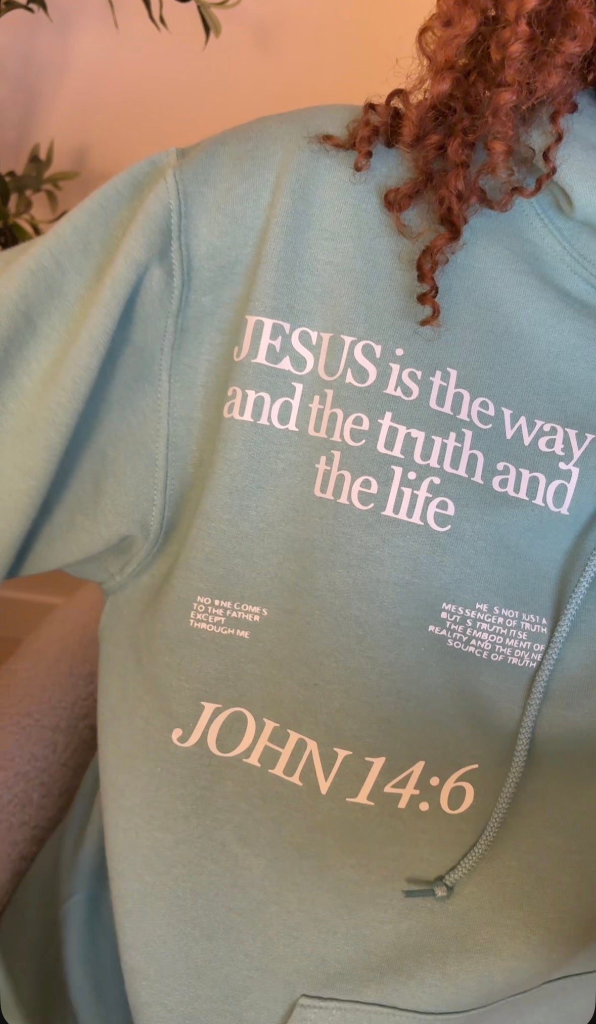 "Jesus is the way" Hoodie